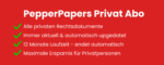 Abbonamento privato a PepperPapers