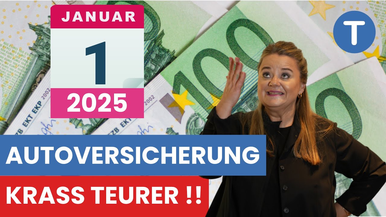 Symboldbild Autoversicherung 2025 KRASS TEURER! So spart jeder viel Geld!