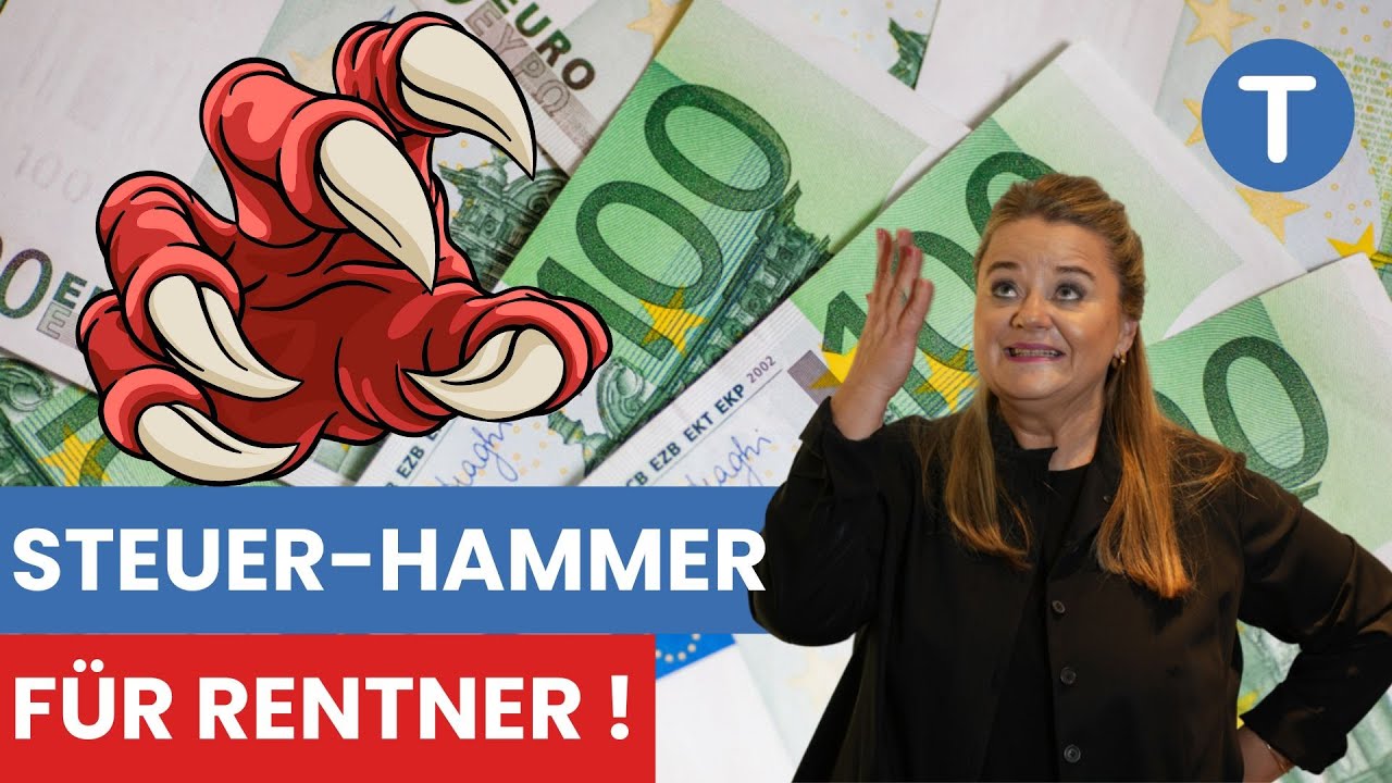 Symboldbild Neuer Steuer-Hammer für Rentner! 10% mehr Steuern!