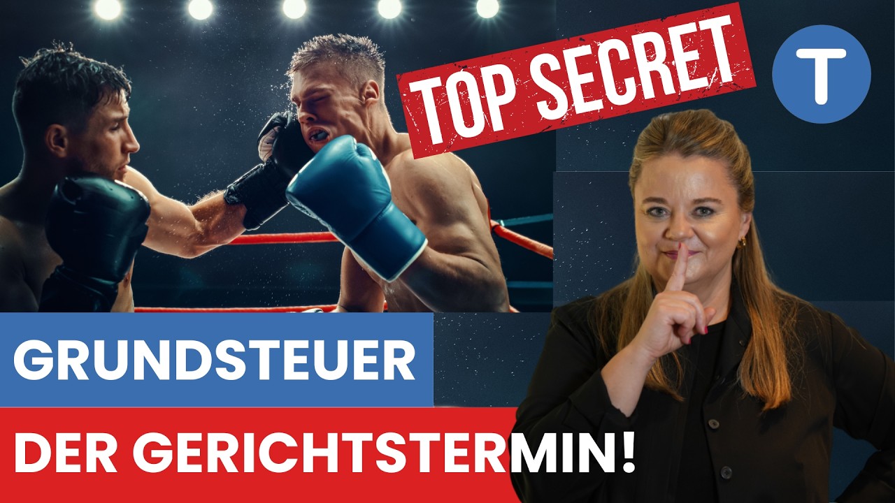 Symboldbild Grundsteuer vor Gericht I DAS ist im Gerichtssaal WIRKLICH passiert!