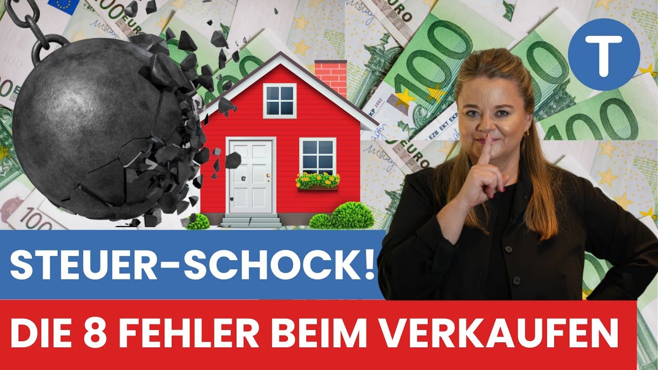 Symboldbild Haus oder Wohnung steuerfrei verkaufen? Diese 8 Fehler ruinieren dich!