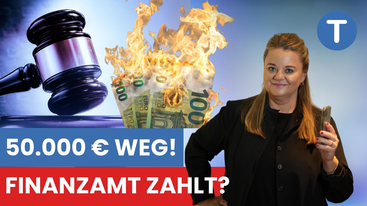 Symboldbild 50.000 € weg durch Schockanruf! Gibt's Geld zurück vom Finanzamt?